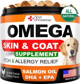 Omega 3 for Dogs Dog Skin and Coat Supplement Fish Oil for Dogs