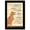 "Every Snack You Make" By Marla Rae, Ready to Hang Framed Print, Black Frame