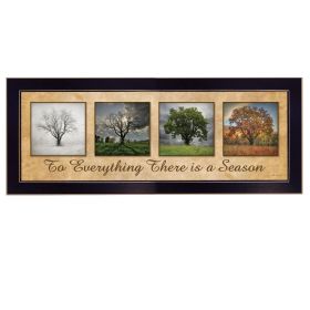 "There is a Season" by Lori Deiter, Ready to Hang Framed Print, Black Frame