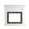 Only Mantel (NOT INCLUDED FIREPLACE) -White,41.34"W*14"D*40"H
