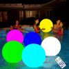 1 Pack, Glow Beach Ball(16"), Waterproof Inflatable Led Beach Ball 16 Colors 4 Light Mode, Pool Toy Glow Ball, Pool Party Decoration Beach Game