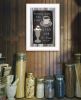 "Everyday Starts with Coffee" Chalkboard framed By Trendy Decor 4U, Ready to Hang Framed Print, White Frame