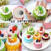 6 Pcs Realistic Fake Cake Artificial Cream Fruit Cake Food Model Bakery Shop Replica Display Prop Photography Props